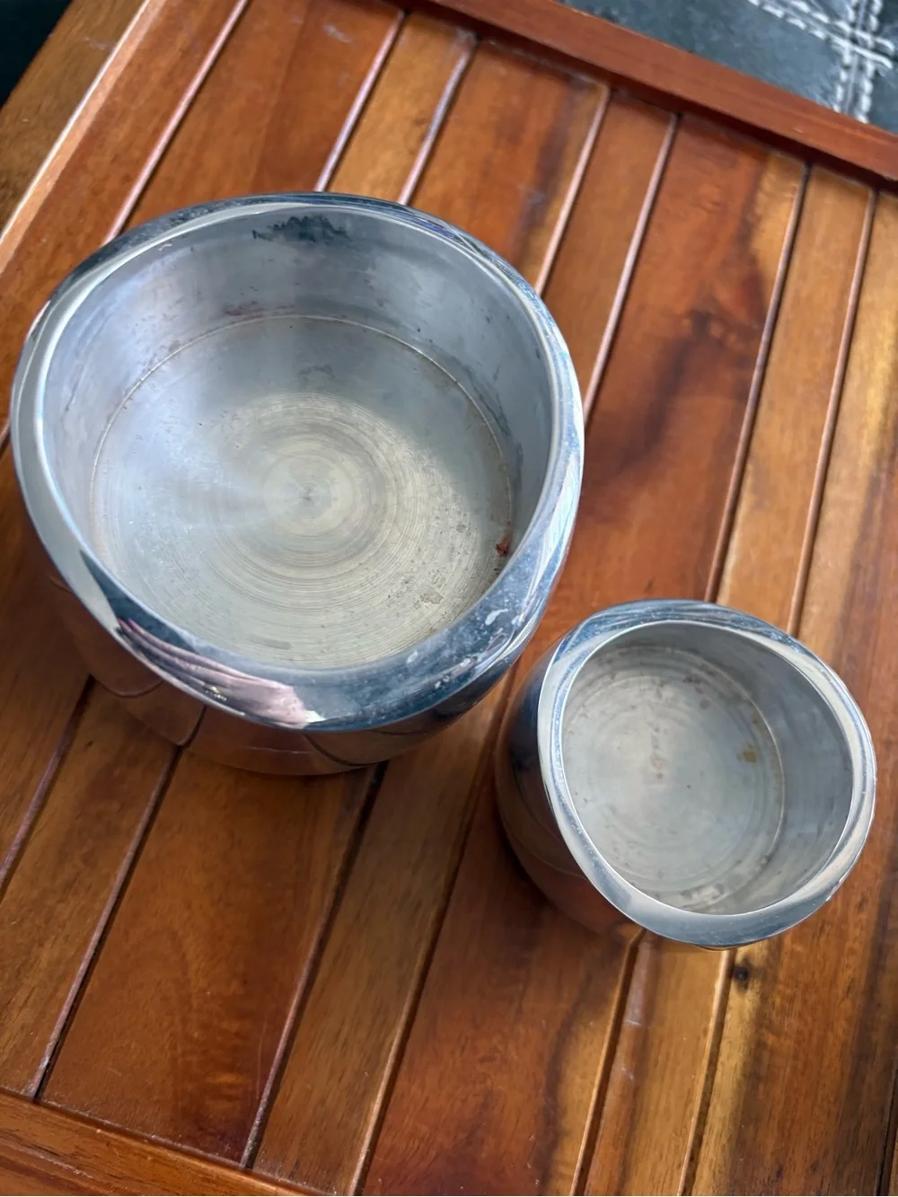 Vtg Nambe 6176 Candle Holders 3